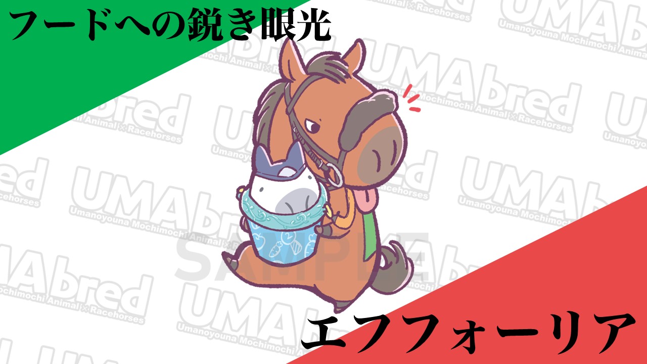 フードへの鋭き眼光 エフフォーリア